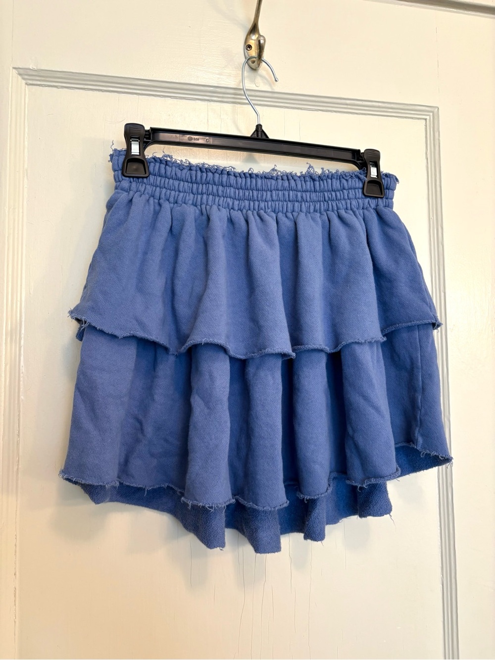 Aerie Blue Tiered Ruffle Mini Skirt - Women